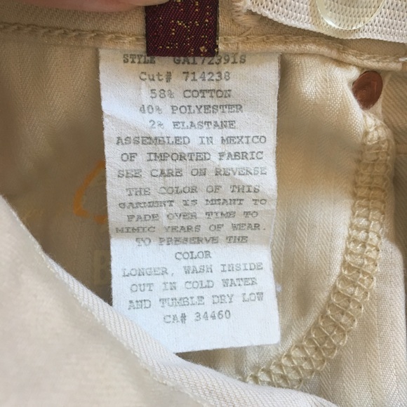 7 for all mankind Girl Cropped Jeans size 6 - Picture 7 of 7